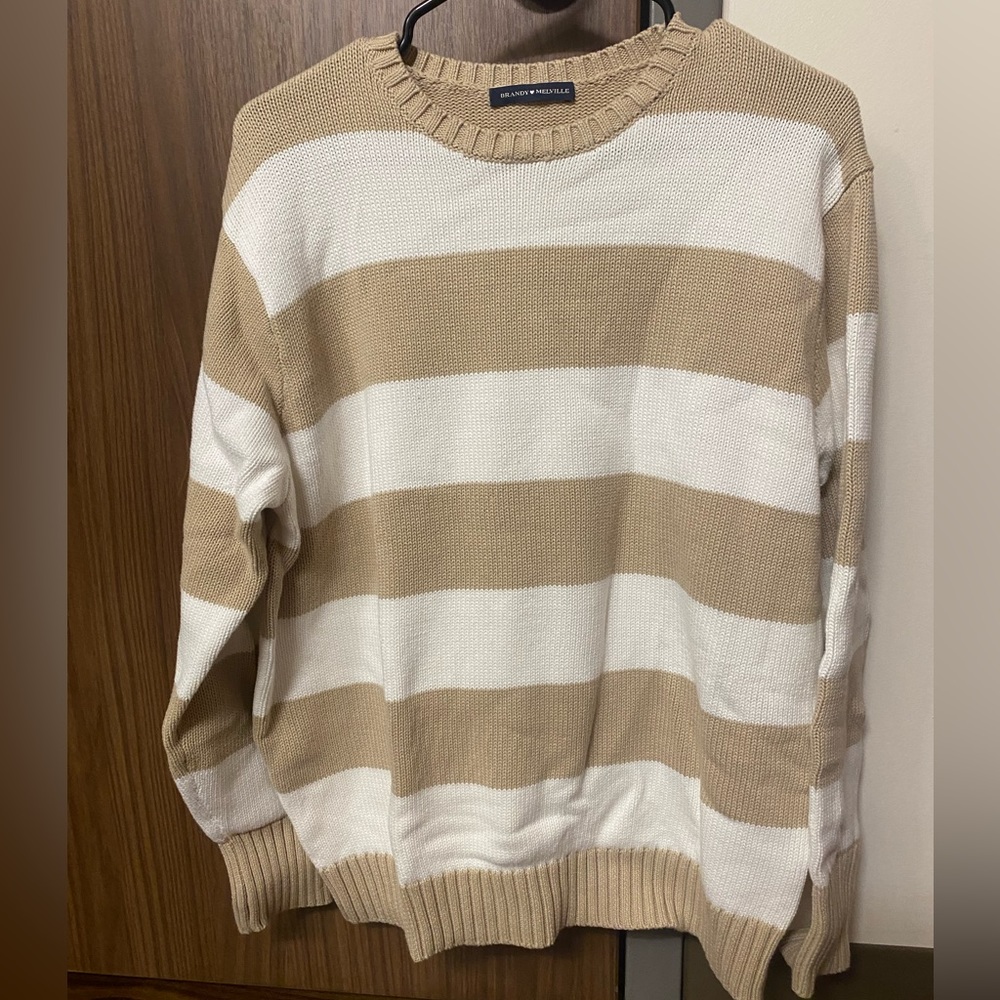 John Galt Striped Sweater